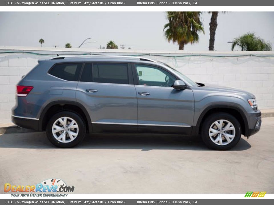 2018 Volkswagen Atlas SEL 4Motion Platinum Gray Metallic / Titan Black Photo #13