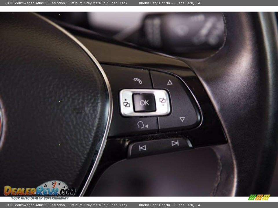 2018 Volkswagen Atlas SEL 4Motion Platinum Gray Metallic / Titan Black Photo #16
