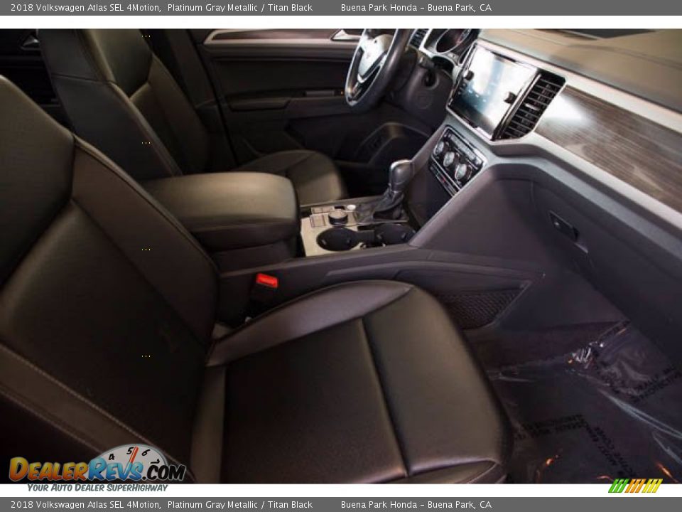2018 Volkswagen Atlas SEL 4Motion Platinum Gray Metallic / Titan Black Photo #27