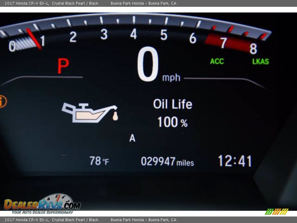 2017 Honda CR-V EX-L Crystal Black Pearl / Black Photo #6