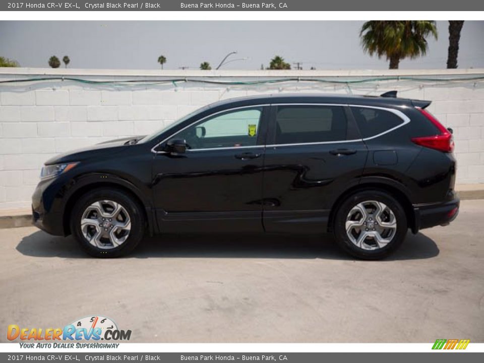 2017 Honda CR-V EX-L Crystal Black Pearl / Black Photo #8