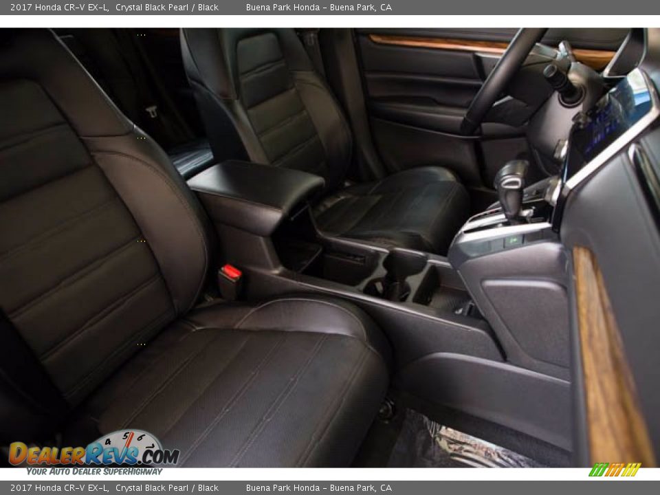 2017 Honda CR-V EX-L Crystal Black Pearl / Black Photo #24