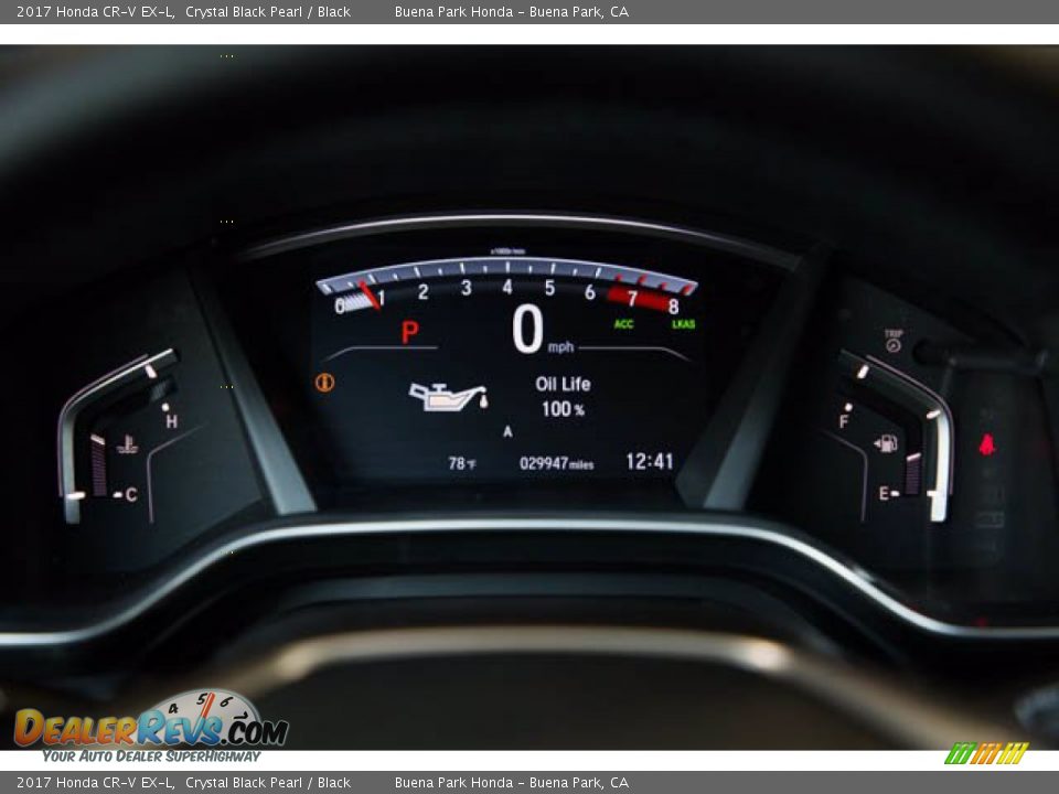2017 Honda CR-V EX-L Crystal Black Pearl / Black Photo #27
