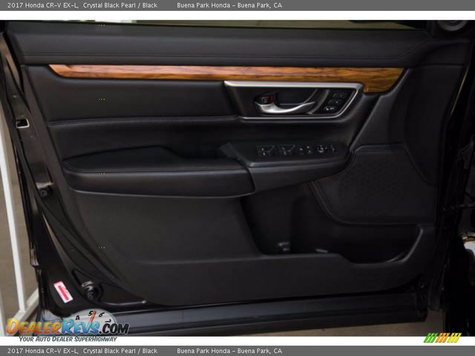 2017 Honda CR-V EX-L Crystal Black Pearl / Black Photo #28