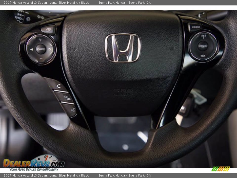 2017 Honda Accord LX Sedan Lunar Silver Metallic / Black Photo #15