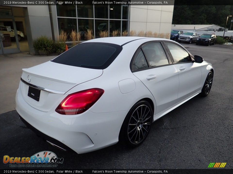2019 Mercedes-Benz C 300 Sedan Polar White / Black Photo #2