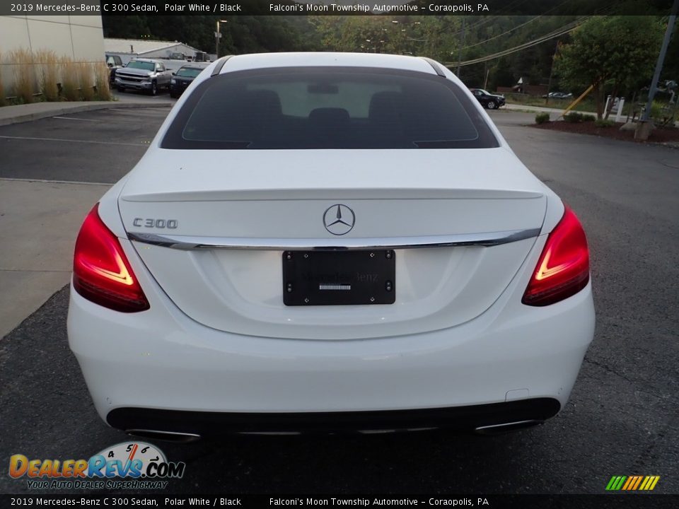 2019 Mercedes-Benz C 300 Sedan Polar White / Black Photo #3