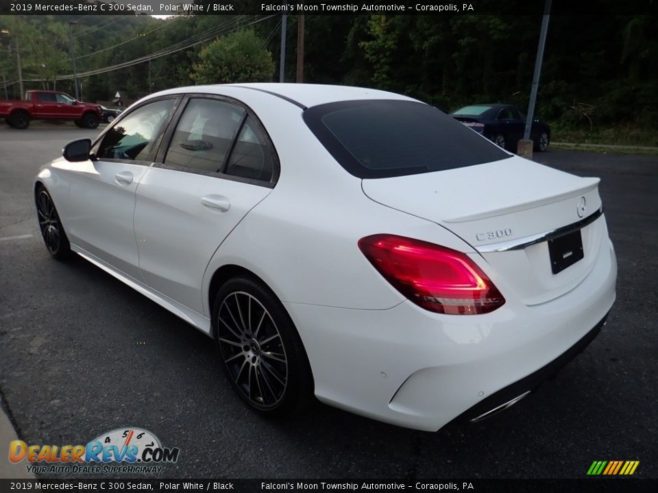 2019 Mercedes-Benz C 300 Sedan Polar White / Black Photo #5