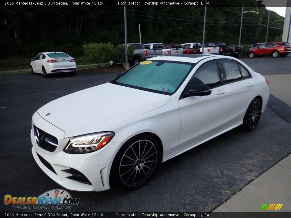 2019 Mercedes-Benz C 300 Sedan Polar White / Black Photo #7