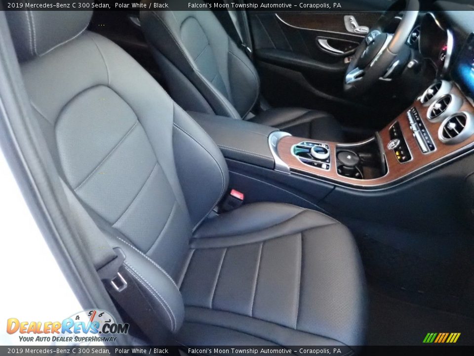 2019 Mercedes-Benz C 300 Sedan Polar White / Black Photo #11