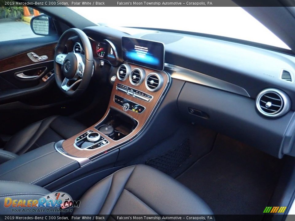 2019 Mercedes-Benz C 300 Sedan Polar White / Black Photo #12