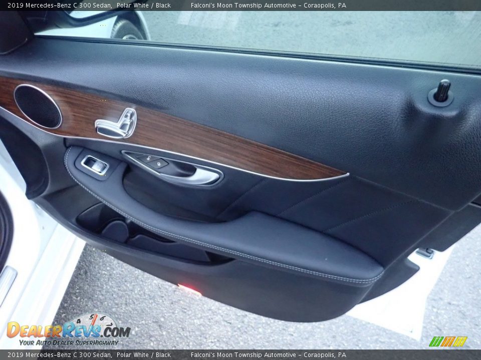2019 Mercedes-Benz C 300 Sedan Polar White / Black Photo #13