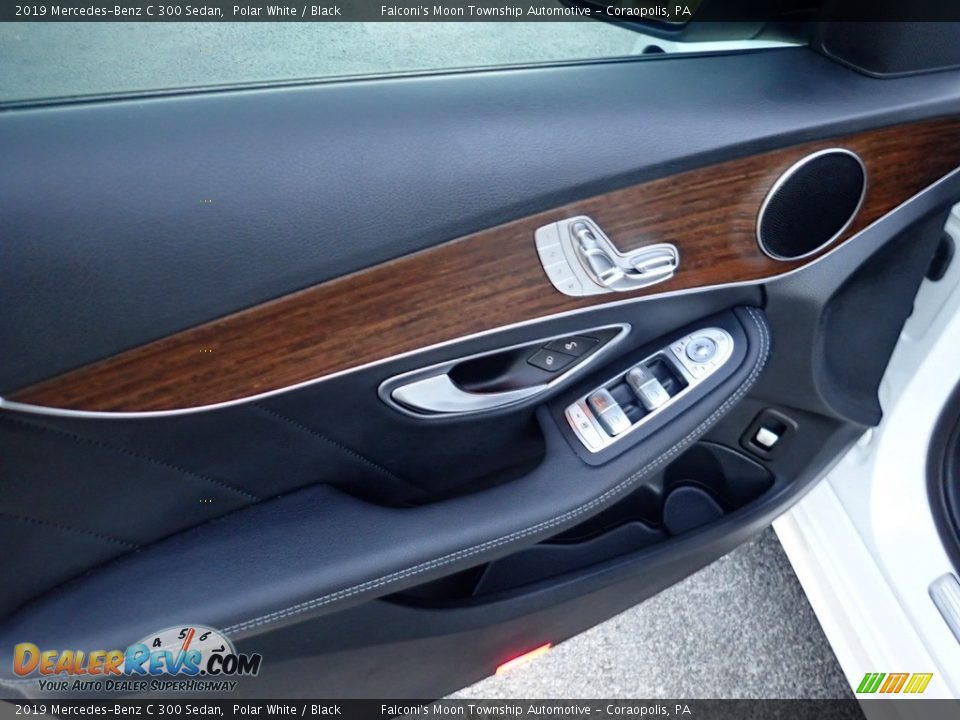 2019 Mercedes-Benz C 300 Sedan Polar White / Black Photo #18