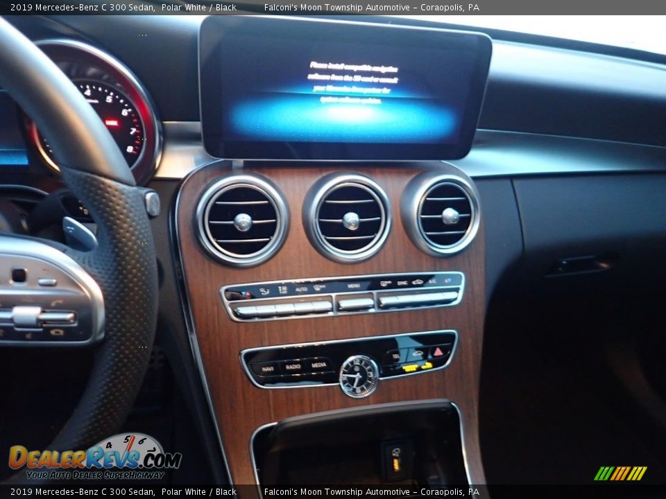 2019 Mercedes-Benz C 300 Sedan Polar White / Black Photo #22