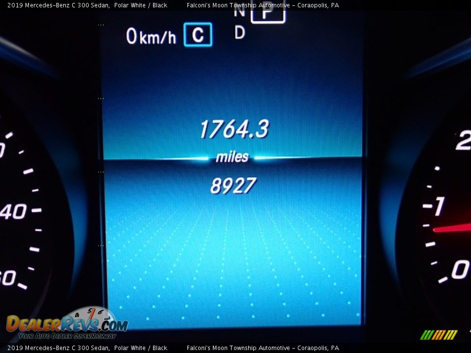 2019 Mercedes-Benz C 300 Sedan Polar White / Black Photo #24