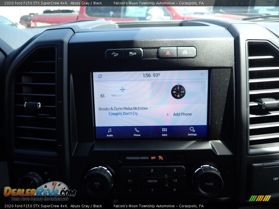 2020 Ford F150 STX SuperCrew 4x4 Abyss Gray / Black Photo #12