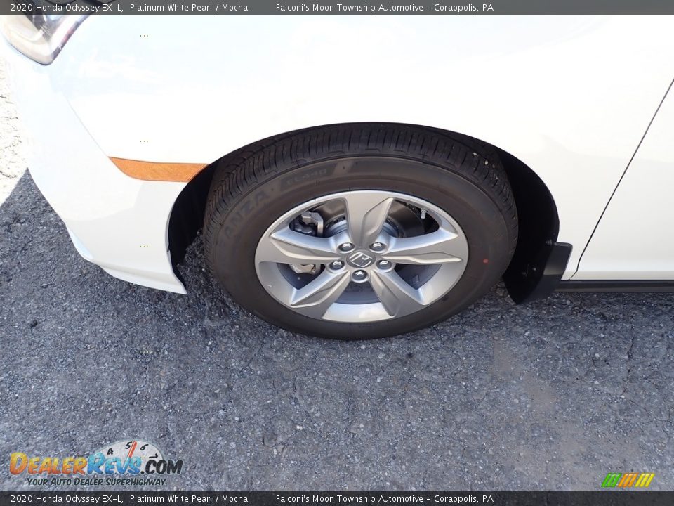 2020 Honda Odyssey EX-L Platinum White Pearl / Mocha Photo #2