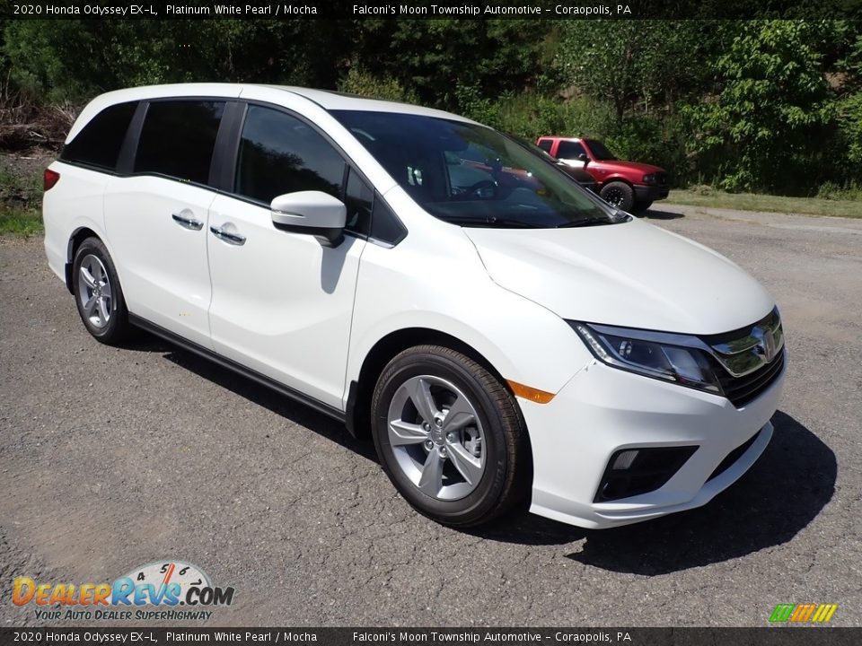 Front 3/4 View of 2020 Honda Odyssey EX-L Photo #6