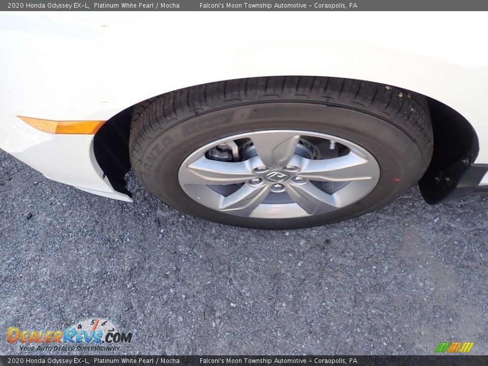 2020 Honda Odyssey EX-L Platinum White Pearl / Mocha Photo #8