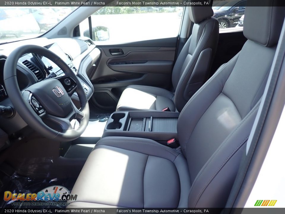 2020 Honda Odyssey EX-L Platinum White Pearl / Mocha Photo #9