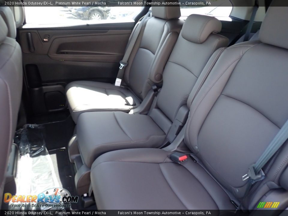 2020 Honda Odyssey EX-L Platinum White Pearl / Mocha Photo #10