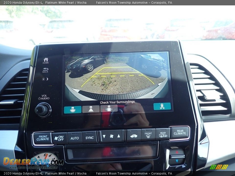 2020 Honda Odyssey EX-L Platinum White Pearl / Mocha Photo #14