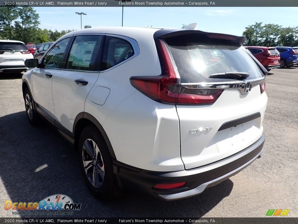 2020 Honda CR-V LX AWD Platinum White Pearl / Ivory Photo #4