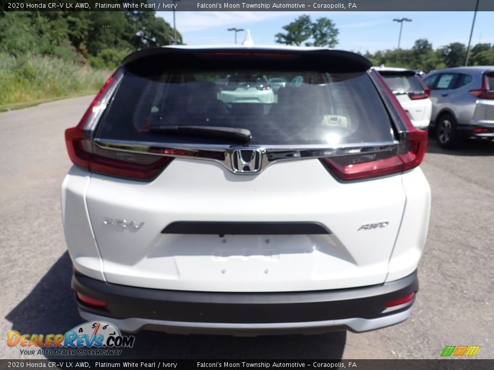 2020 Honda CR-V LX AWD Platinum White Pearl / Ivory Photo #5