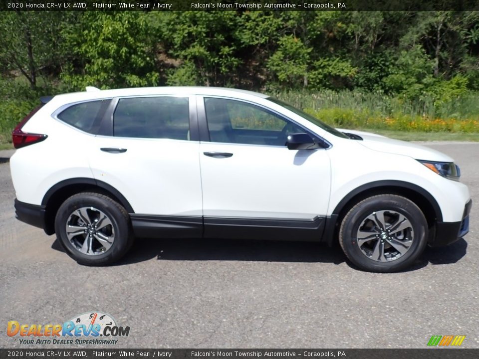 2020 Honda CR-V LX AWD Platinum White Pearl / Ivory Photo #7