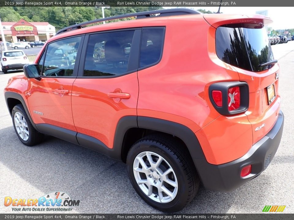 2019 Jeep Renegade Sport 4x4 Omaha Orange / Black Photo #3