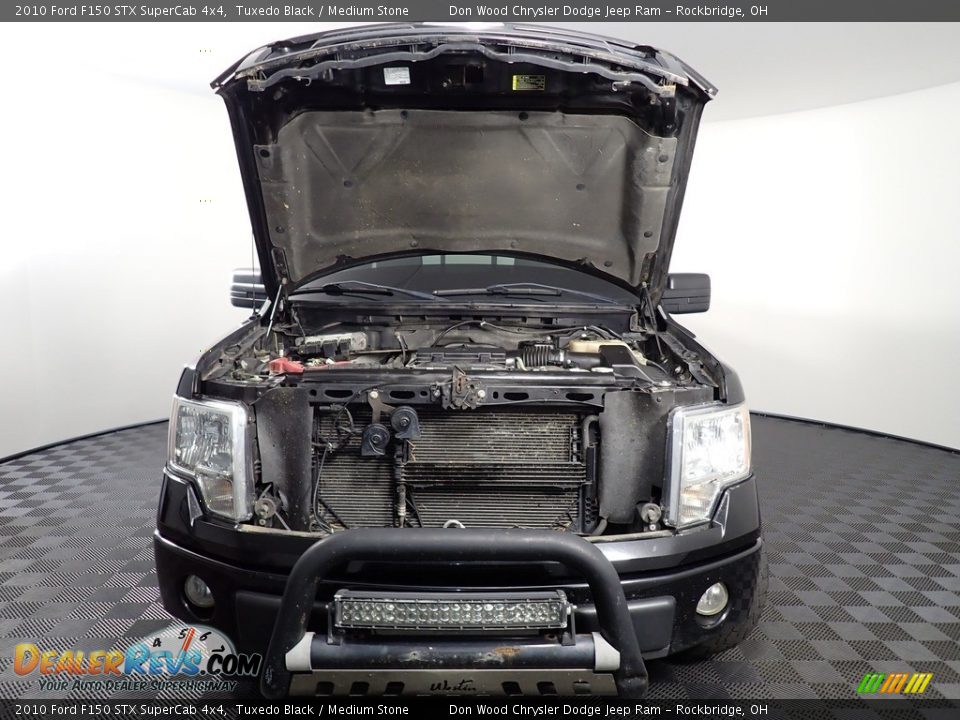 2010 Ford F150 STX SuperCab 4x4 Tuxedo Black / Medium Stone Photo #5