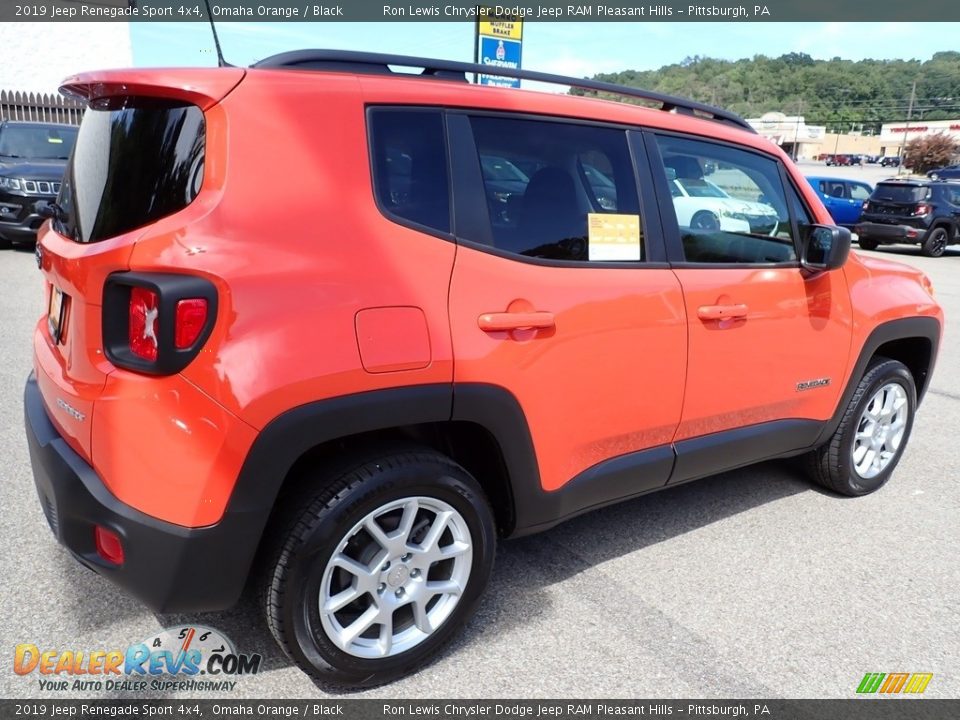 2019 Jeep Renegade Sport 4x4 Omaha Orange / Black Photo #6