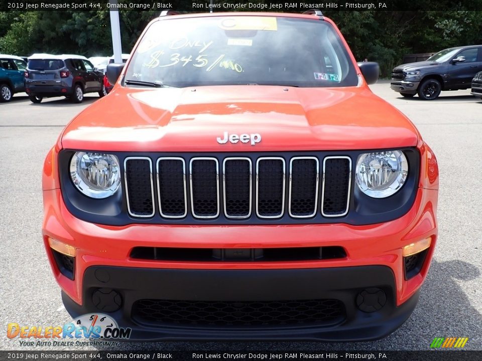 2019 Jeep Renegade Sport 4x4 Omaha Orange / Black Photo #9