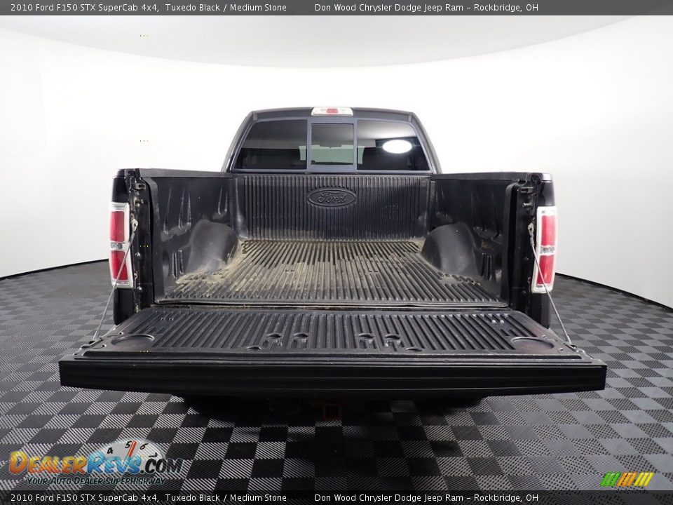 2010 Ford F150 STX SuperCab 4x4 Tuxedo Black / Medium Stone Photo #13