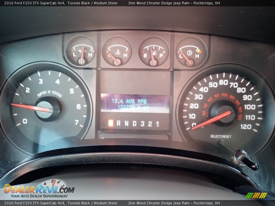 2010 Ford F150 STX SuperCab 4x4 Tuxedo Black / Medium Stone Photo #19