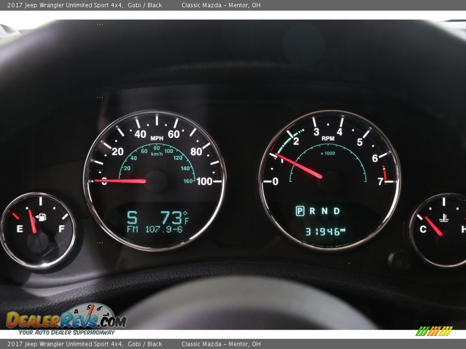 2017 Jeep Wrangler Unlimited Sport 4x4 Gobi / Black Photo #8