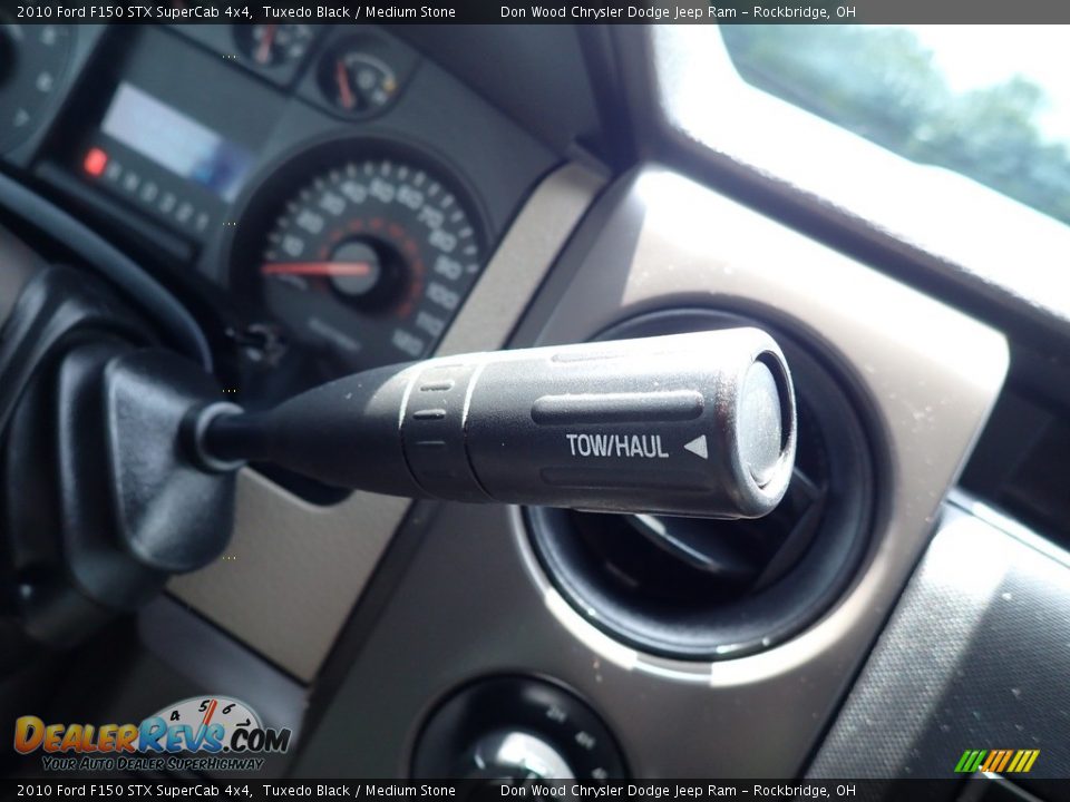 2010 Ford F150 STX SuperCab 4x4 Tuxedo Black / Medium Stone Photo #23