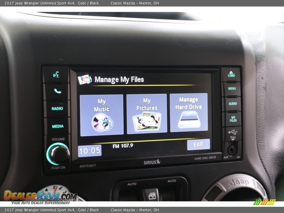 2017 Jeep Wrangler Unlimited Sport 4x4 Gobi / Black Photo #11