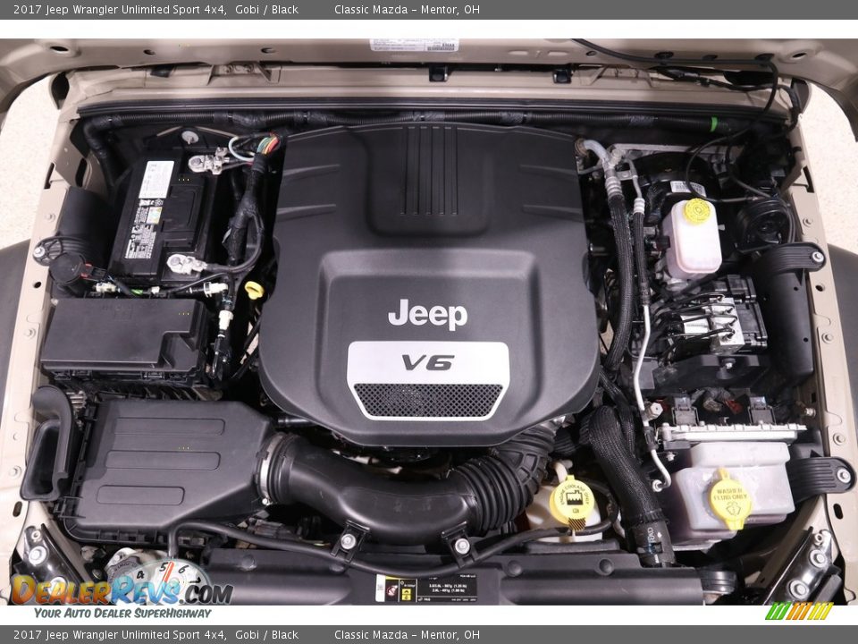 2017 Jeep Wrangler Unlimited Sport 4x4 Gobi / Black Photo #17