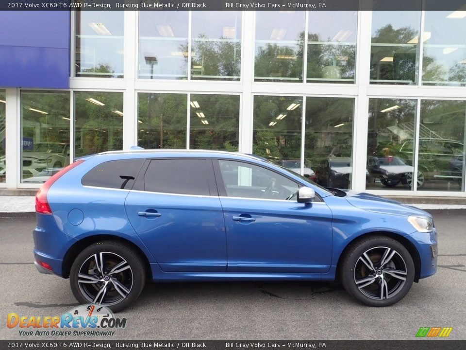 Bursting Blue Metallic 2017 Volvo XC60 T6 AWD R-Design Photo #2