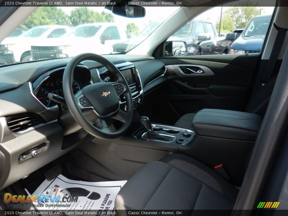 2020 Chevrolet Traverse LS AWD Satin Steel Metallic / Jet Black Photo #6