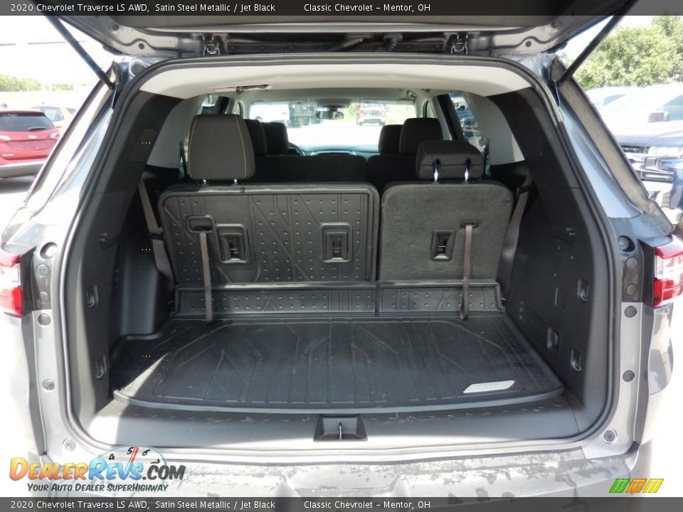 2020 Chevrolet Traverse LS AWD Satin Steel Metallic / Jet Black Photo #13