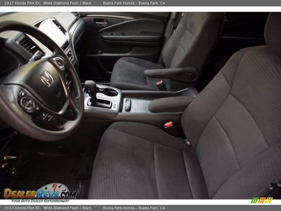 2017 Honda Pilot EX White Diamond Pearl / Black Photo #3