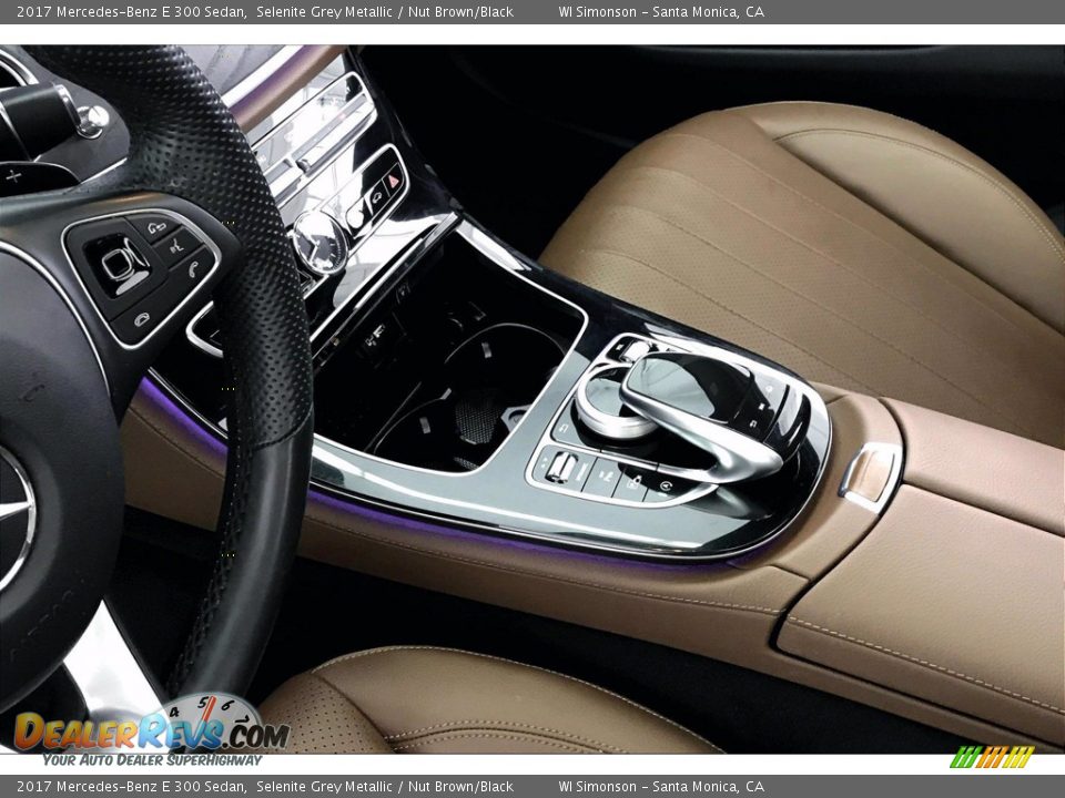 2017 Mercedes-Benz E 300 Sedan Selenite Grey Metallic / Nut Brown/Black Photo #23