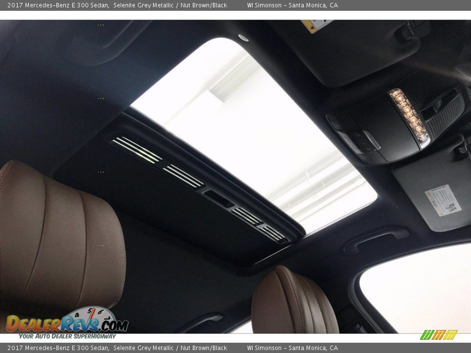 2017 Mercedes-Benz E 300 Sedan Selenite Grey Metallic / Nut Brown/Black Photo #29