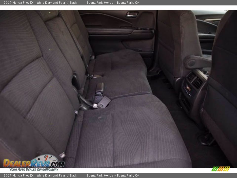 2017 Honda Pilot EX White Diamond Pearl / Black Photo #21