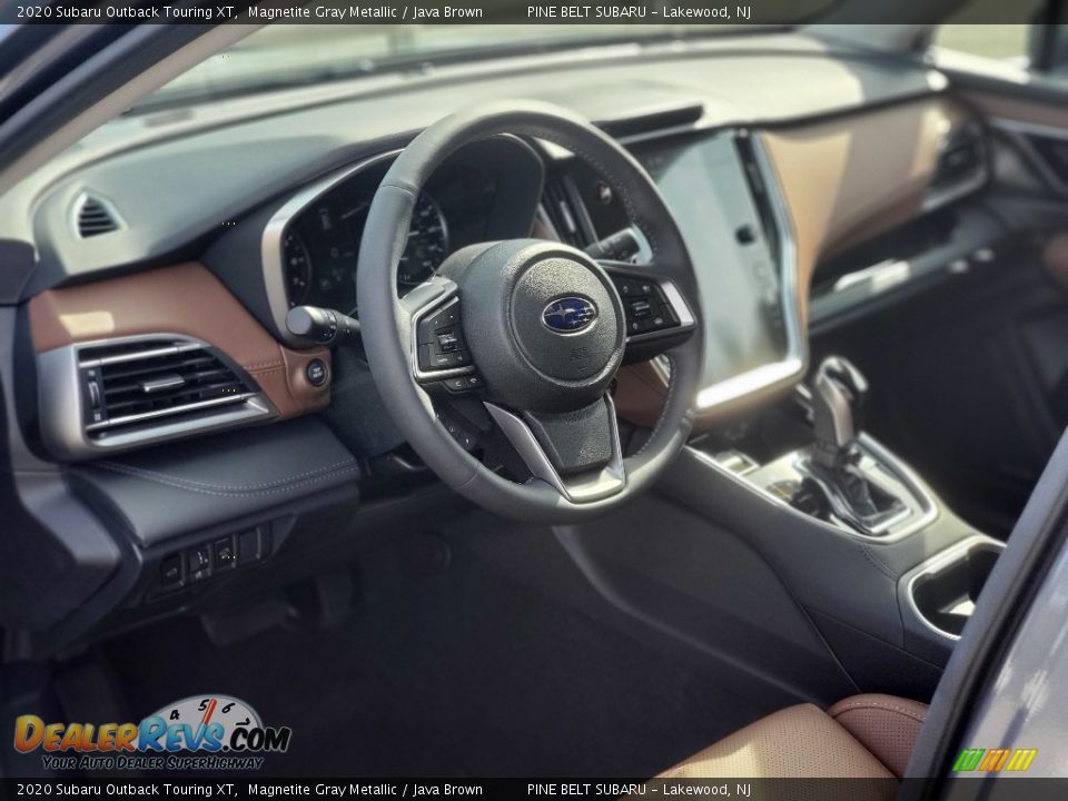 2020 Subaru Outback Touring XT Magnetite Gray Metallic / Java Brown Photo #12