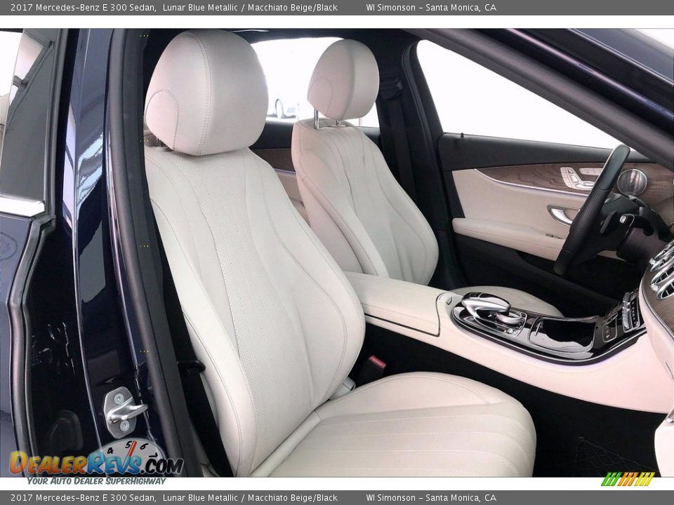 2017 Mercedes-Benz E 300 Sedan Lunar Blue Metallic / Macchiato Beige/Black Photo #5