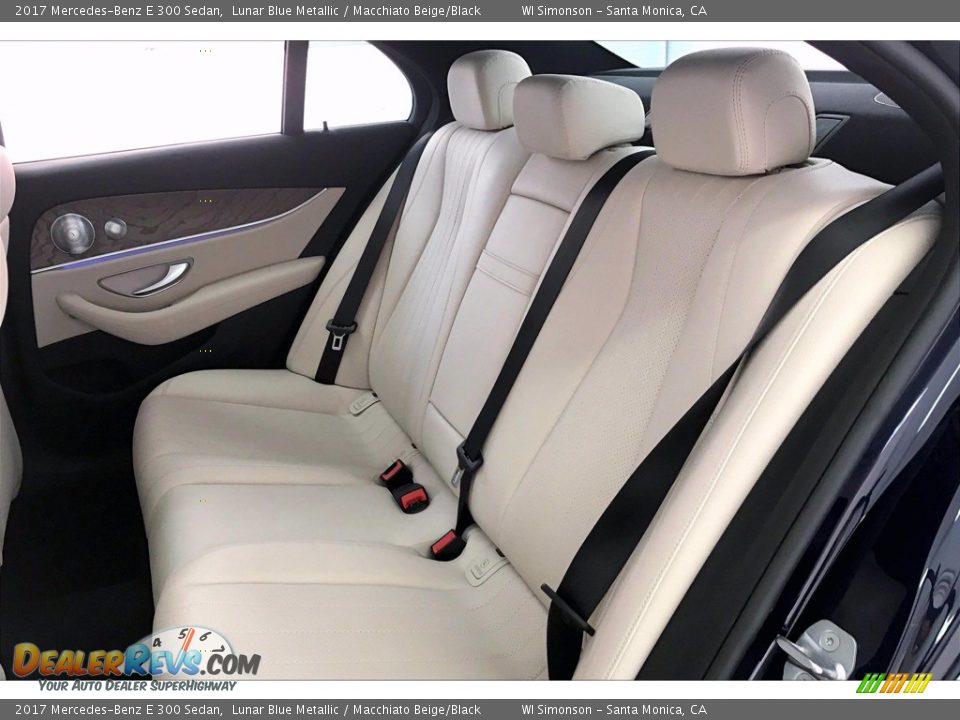 2017 Mercedes-Benz E 300 Sedan Lunar Blue Metallic / Macchiato Beige/Black Photo #14
