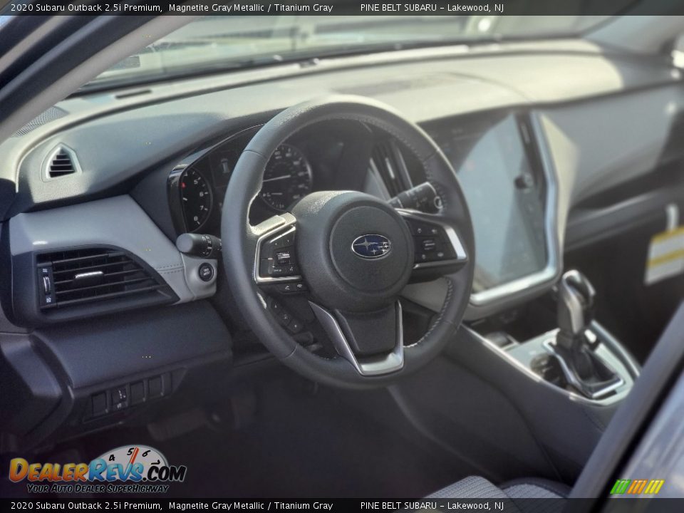 2020 Subaru Outback 2.5i Premium Magnetite Gray Metallic / Titanium Gray Photo #12